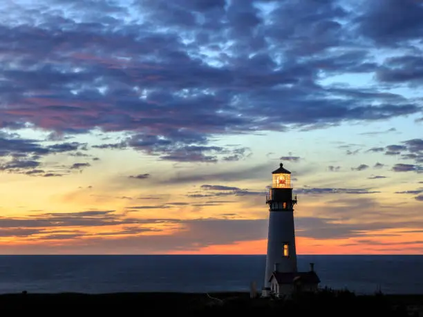 Photo of Sunset at Yaquina Head Lighthouse