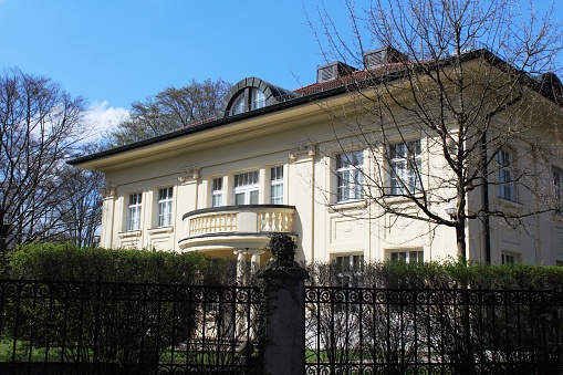 Villa, representative, Munich, Bogenhausen, Spring,\nNeighbourhood, Luxury