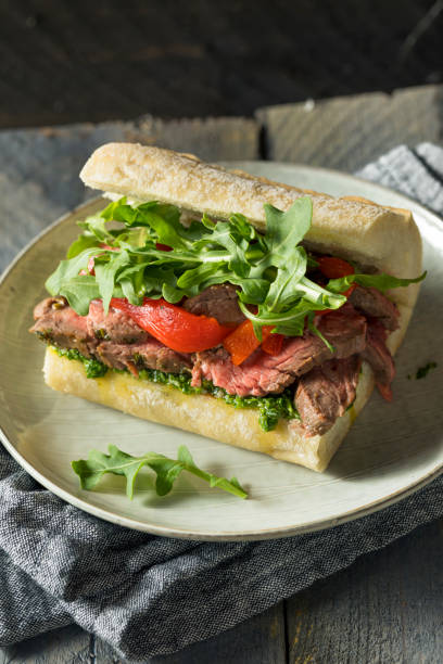 istock Homemade Beef Steak Sandwich 949608110