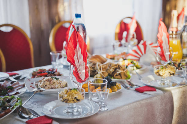 istock Meat and fruit slicing on the table 8415. 949618376
