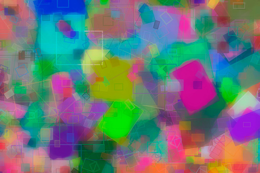 Square Random Drawing Random Square Rectangle Shape Digital Generative Art For Web Page ...