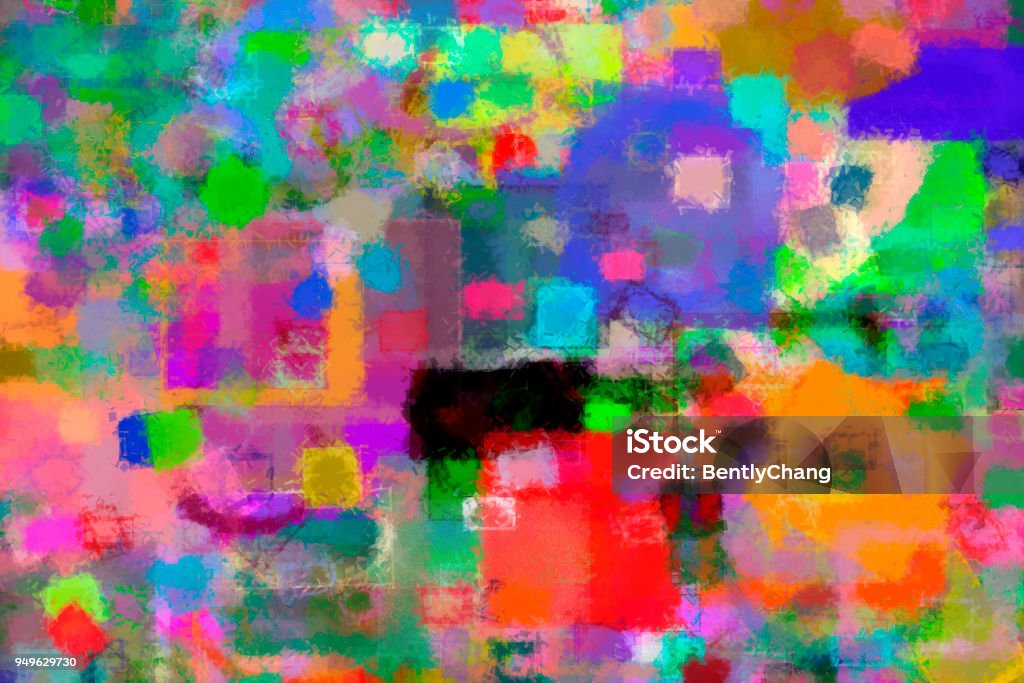Random Square Rectangle Shape Digital Generative Art For Web Page Paper ...