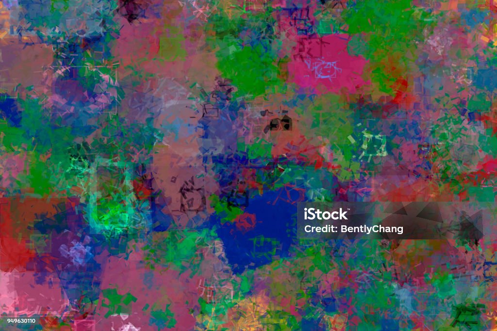 Square Random Drawing Random Square Rectangle Shape Digital Generative Art For Web Page ...