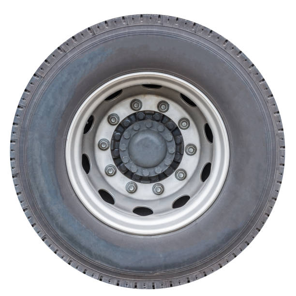 istock truck wheel isolated on white background 949630370