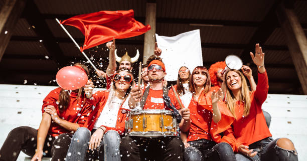 istock supporters screaming at the stadium 949647160