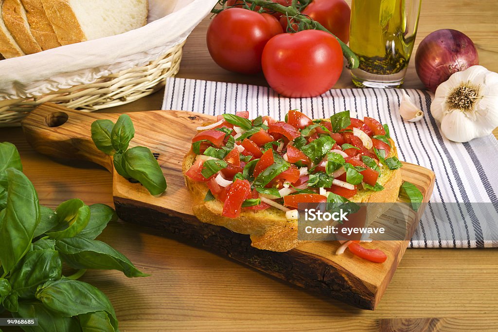 bruschetta Recepta - Zbiór zdjęć royalty-free (Antipasto)