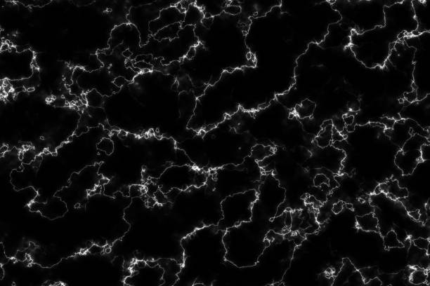 istock Abstract black marble striped pattern surface background texture, for wallpaper or skin wall tile luxurious material interior or exterior design. 949692002