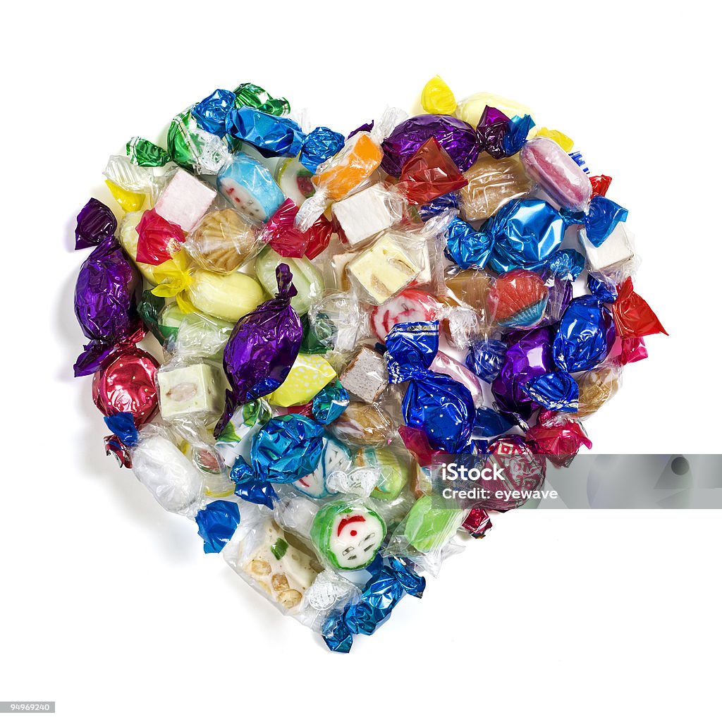 Mezclan corazón de caramelo - Foto de stock de Alimento libre de derechos