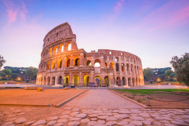 istock View of Colosseum in Rome at twilight 949693998