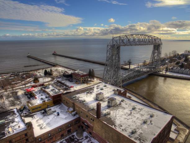 istock Canal Park in Duluth is a popular place even during Winter 949700544