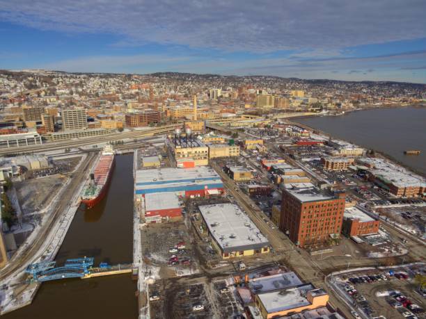 istock Canal Park in Duluth is a popular place even during Winter 949700682
