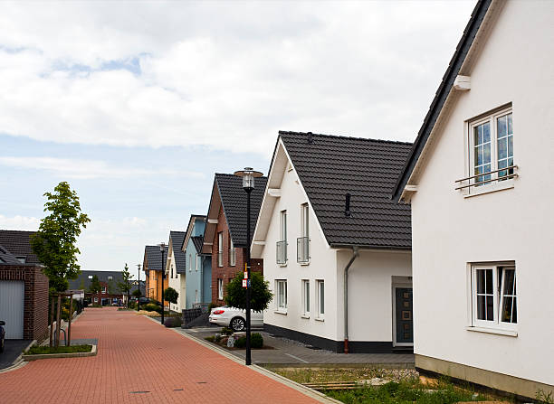 istock suburban street in Germany 94970796