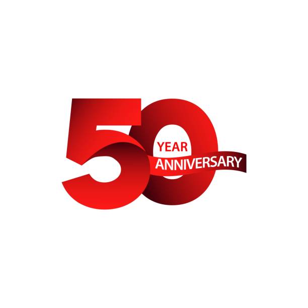 ilustrações, clipart, desenhos animados e ícones de 40,50 ano aniversário vector modelo design ilustração - anniversary number 10 year number 40