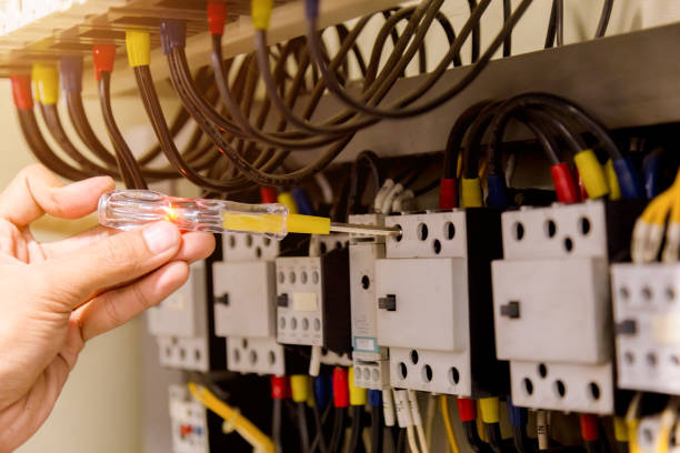 istock Electrician measurements with multimeter tester System ready. 949711322