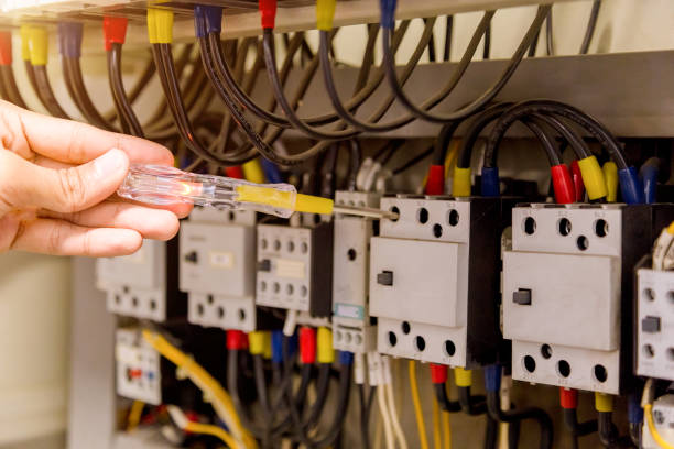 istock Electrician measurements with multimeter tester System ready. 949711370