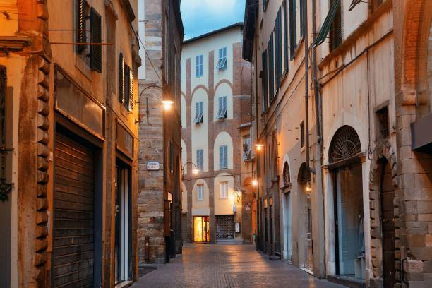 istock Lucca street morning 949711388