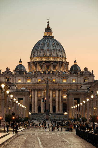 聖ピーター寺院 - rome italy vatican st peters basilica ストックフォトと画像