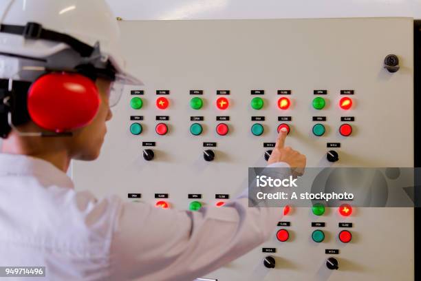 Control Panel System Inspection Engineer Is Check Electrical Control Panel In Factory Control Panel ...