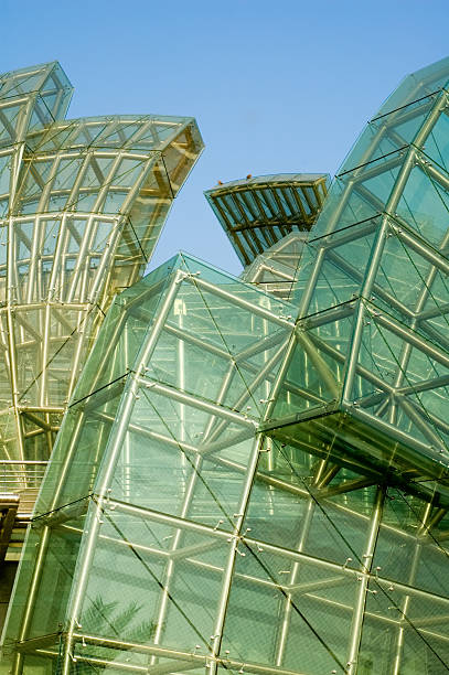 istock Abstract of green glass 94972681
