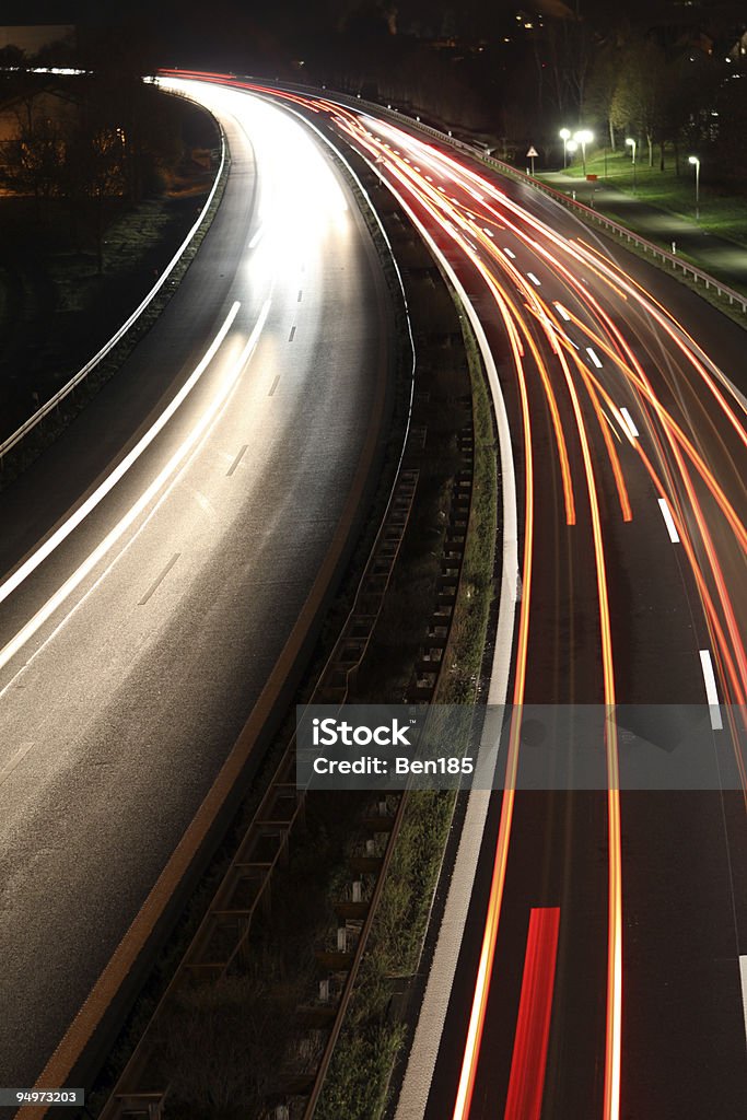 Autoroute dans la nuit - Photo de Abstrait libre de droits