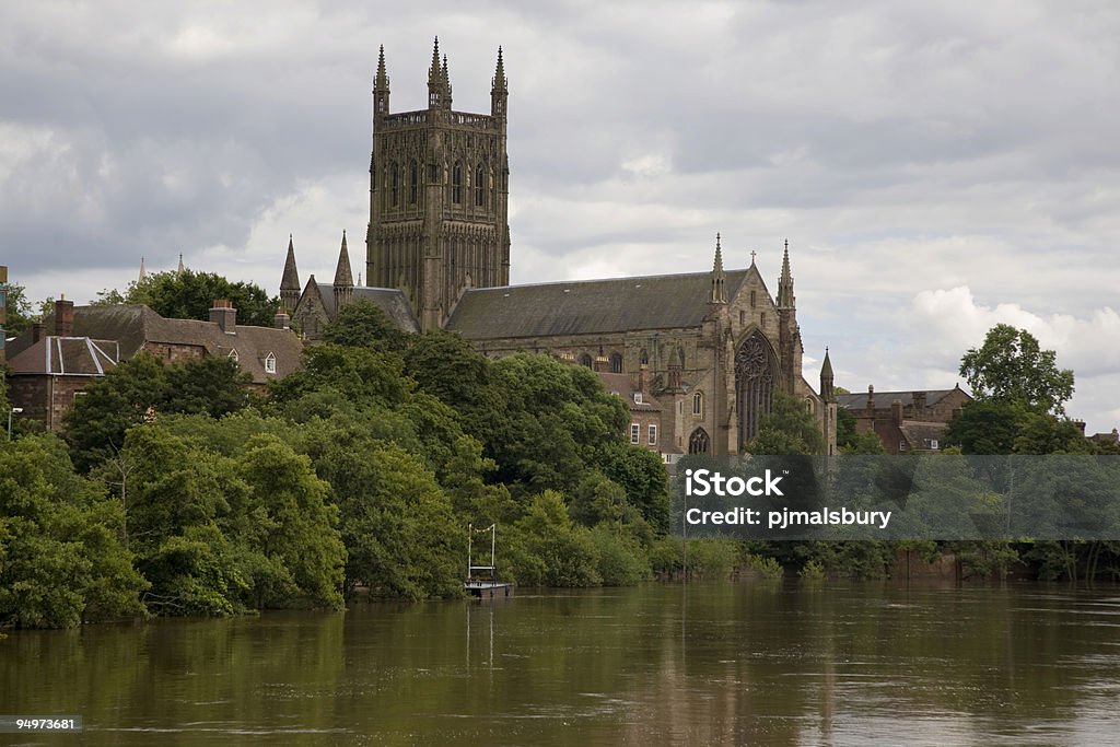 Katedra w Worcester - Zbiór zdjęć royalty-free (Worcester - Anglia)