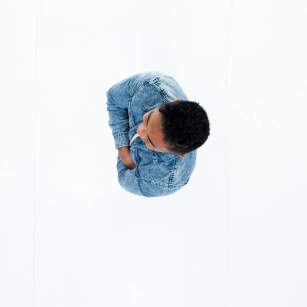 istock Top view of African American man 949736892