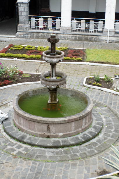 istock Fountain in the courtyard of a church 949737246