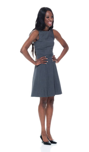 istock Black businesswoman with hands on hips 949740238