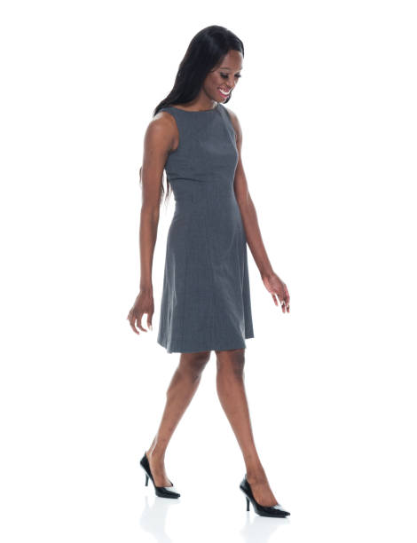 istock Black businesswoman walking 949742766