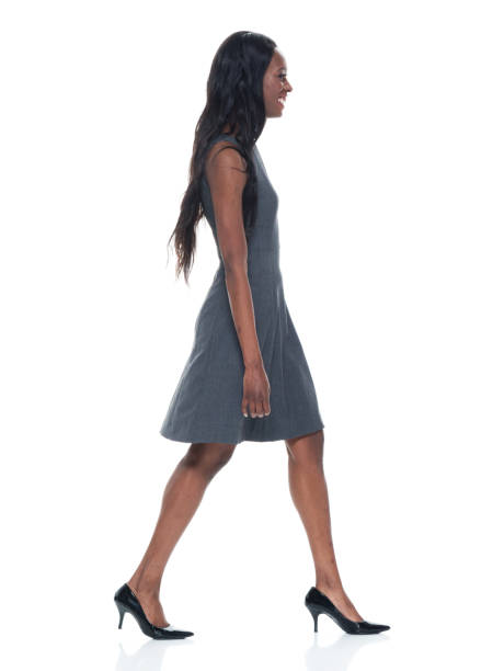 istock Black businesswoman walking 949742942
