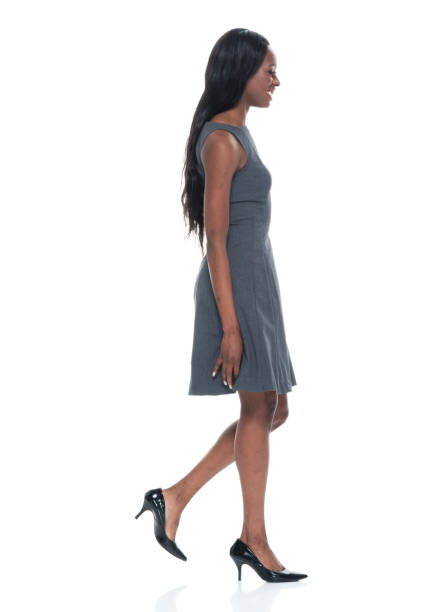 istock Black businesswoman walking 949742976