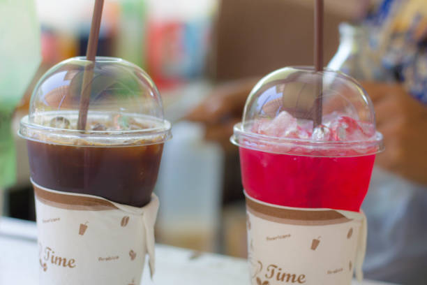 istock Close up Ice Coffee in a cup of coffee 949745482