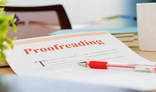 proof proofreading paper on table in office proof reading documents stock pictures, royalty-free photos & images