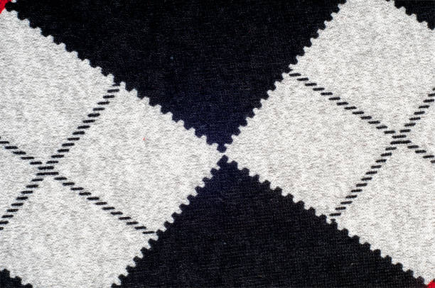 istock The texture of wool fabric in a cage 949754084