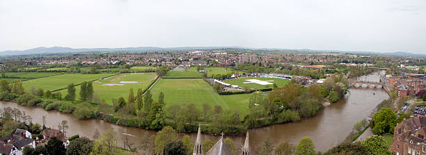 River Severn at Worcester stock photo