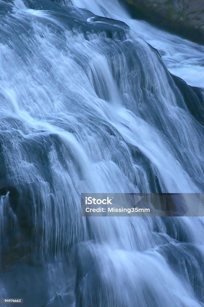 Cascate di Yellowstone - Foto stock royalty-free di Acqua