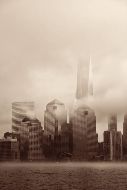 istock New York City downtown fog 949767620