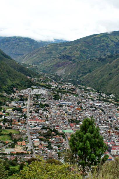 istock Overhead view of Banos, Ecuador 949767654