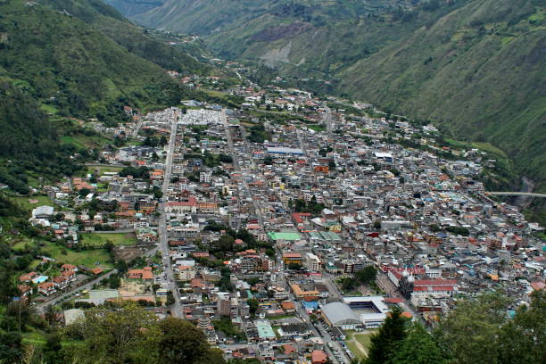 istock Overhead view of Banos, Ecuador 949769926