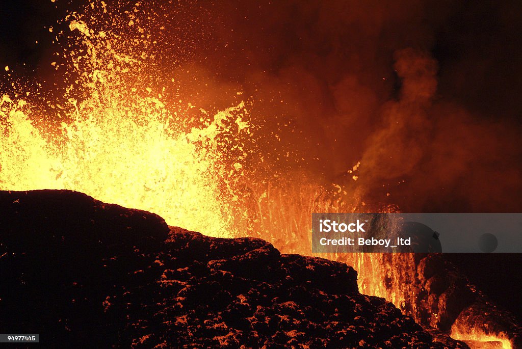 Erupcji Wulkanu - Zbiór zdjęć royalty-free (Bez ludzi)