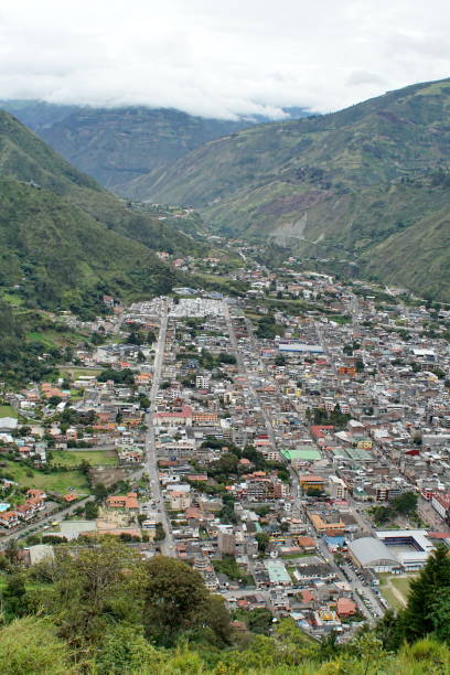 istock Overhead view of Banos, Ecuador 949779724