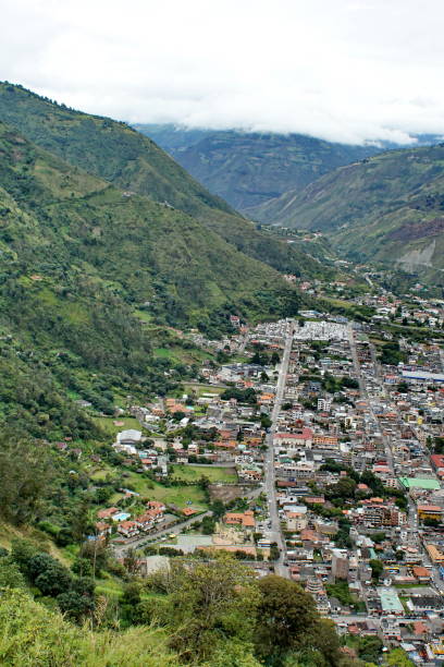 istock Overhead view of Banos, Ecuador 949786726