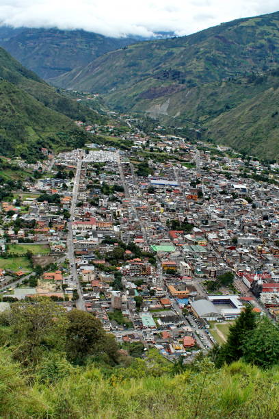 istock Overhead view of Banos, Ecuador 949787674
