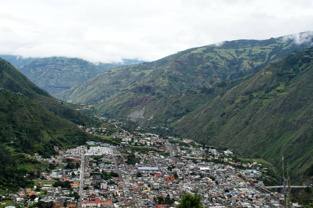 istock Overhead view of Banos, Ecuador 949790452