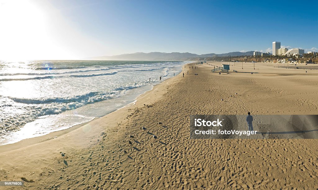 Strand Sonne und Schatten - Lizenzfrei Los Angeles Stock-Foto
