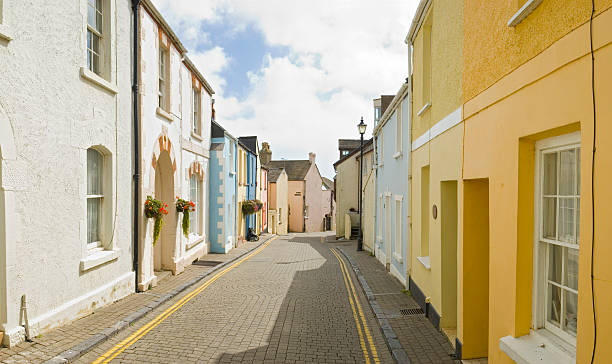 istock Colorful cobbled street 94979832