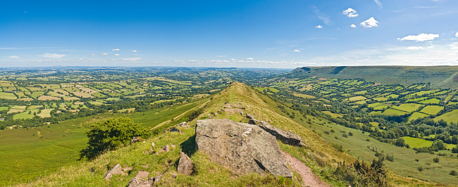 Farm Ridges Purpose Green Pasture Mountain Ridges Stock Photo - Download Image Now - Farm ...