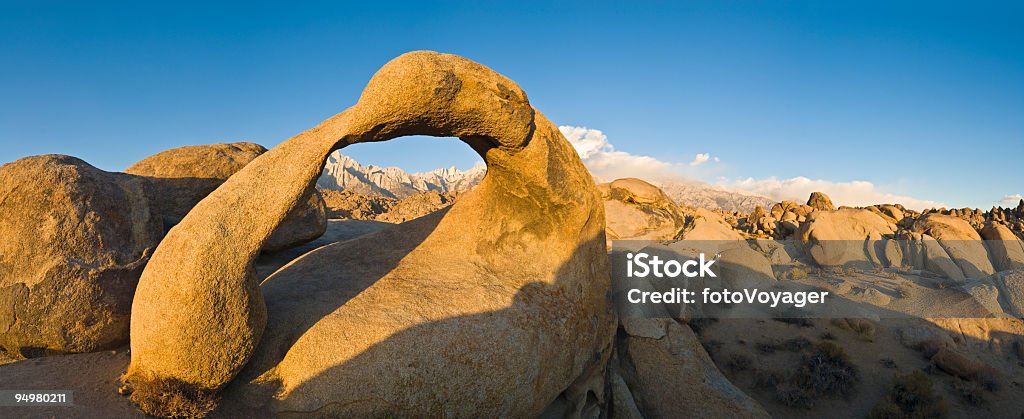 California golden dawn - Lizenzfrei Alabama Hills Stock-Foto