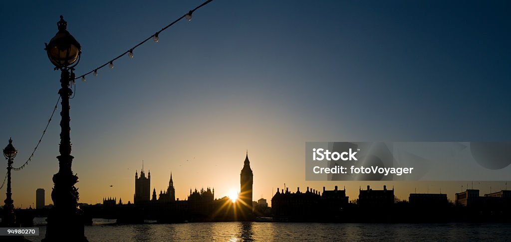 Big Ben ao pôr do sol, Londres - Royalty-free Anoitecer Foto de stock