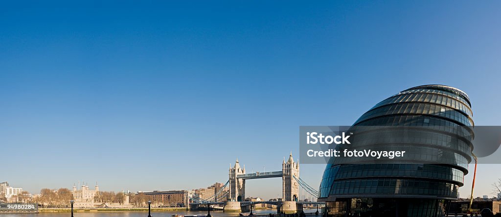 City Hall Tower Bridge, Londres - Foto de stock de Arquitetura royalty-free